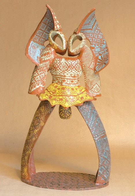 Margarita Caballero, l'arlesienne, Terracota, 62x34x17 cm, 2004